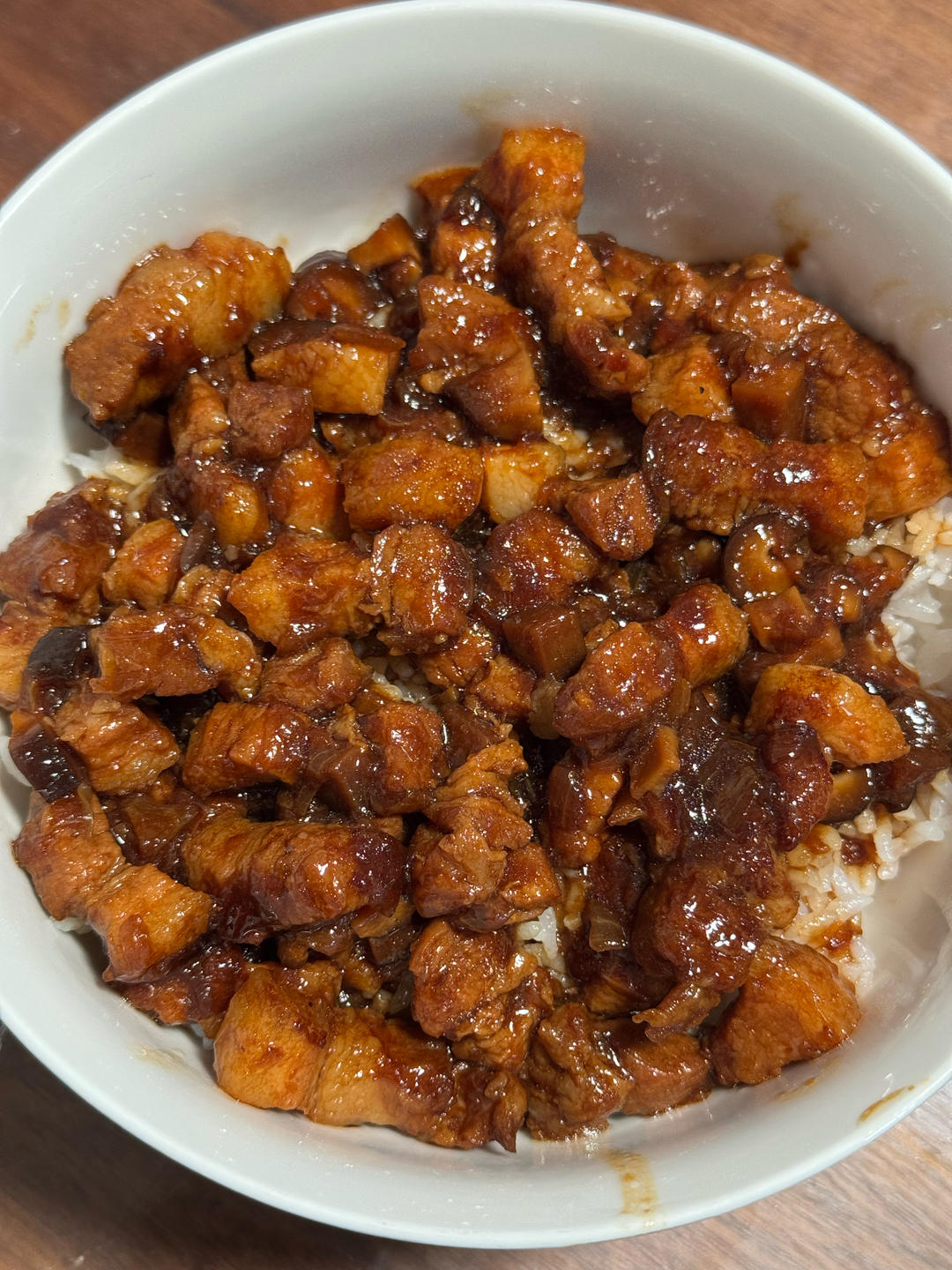 香菇卤肉饭造起来