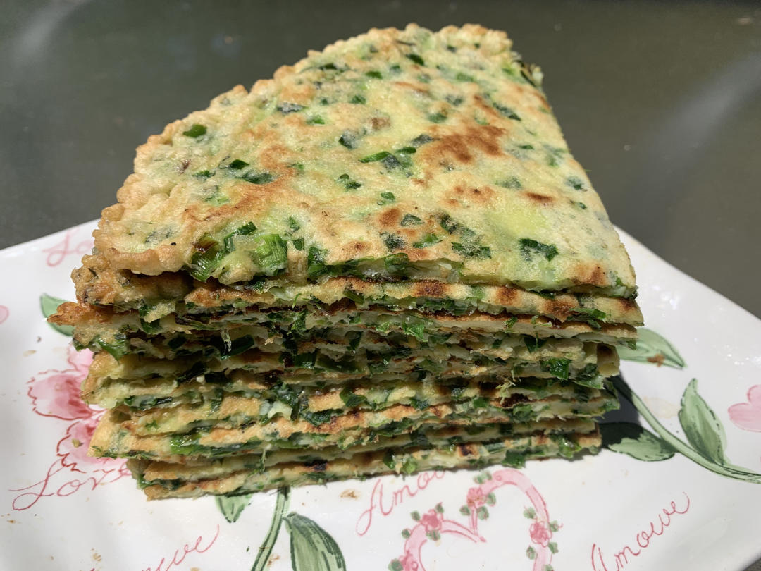 👍超级简单易上手的韭菜鸡蛋饼🤗