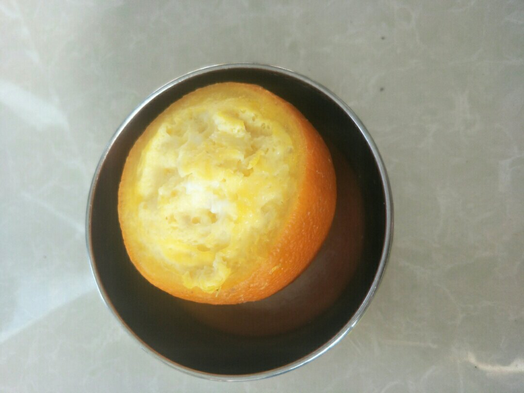 甜橙蒸蛋