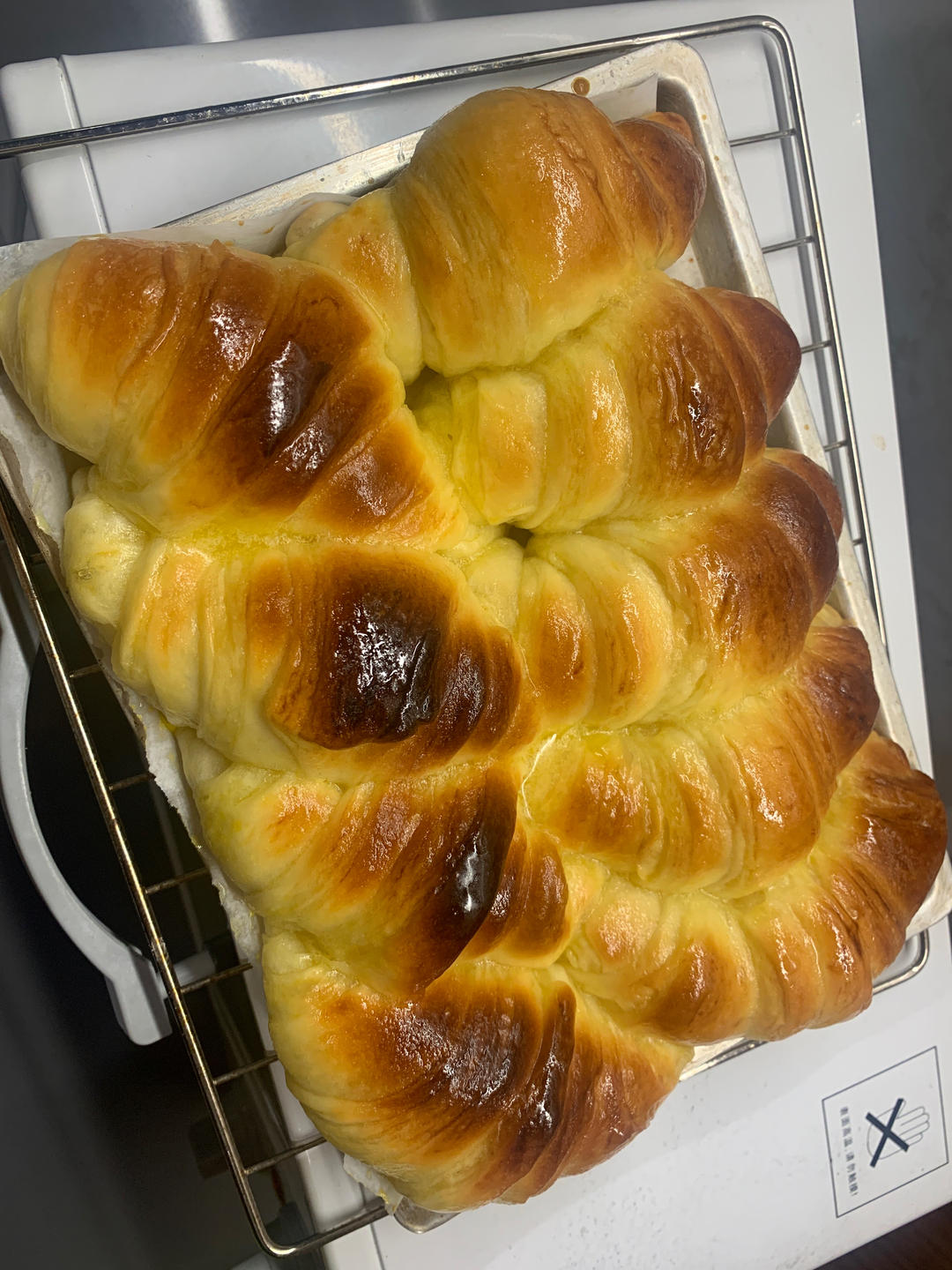 不用折叠！可颂牛角包的傻瓜做法