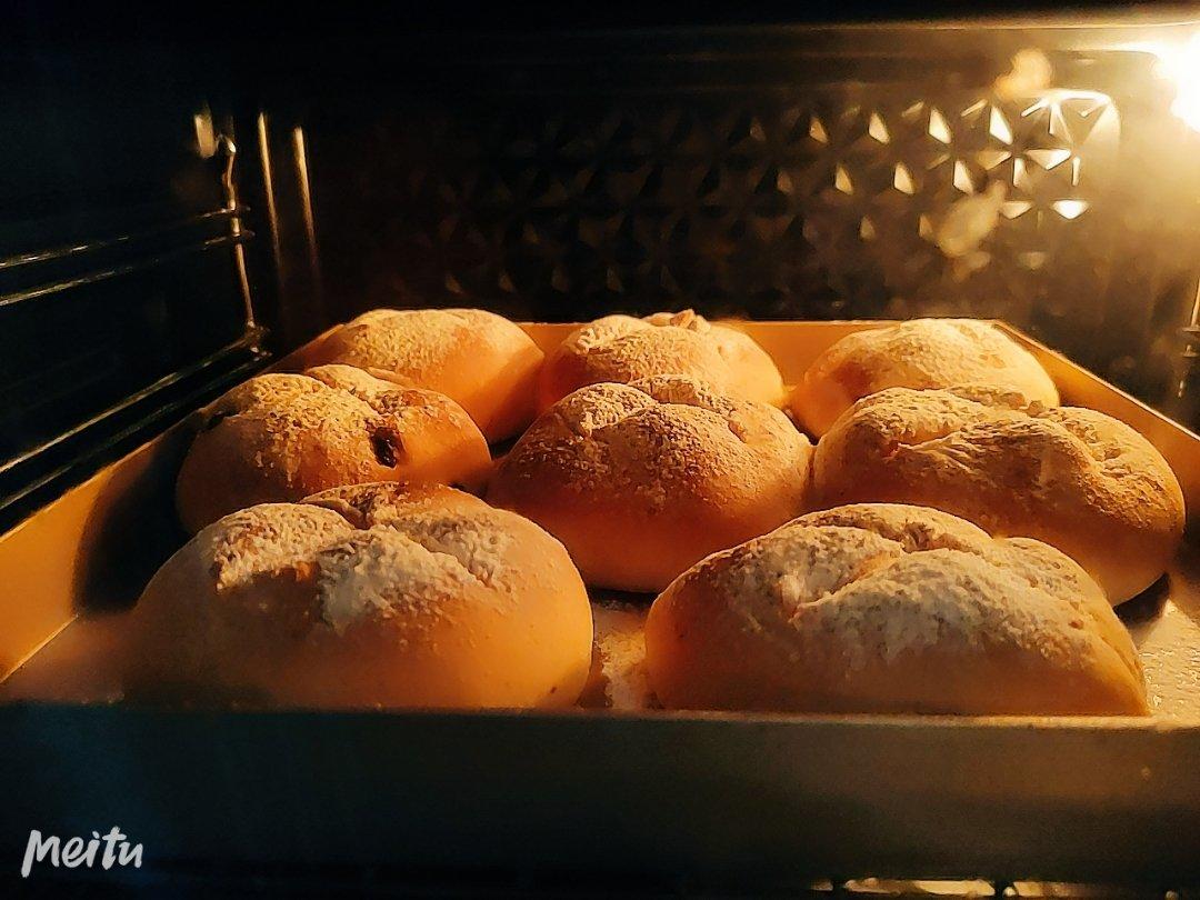 好吃的全麦小餐包（一次发酵）