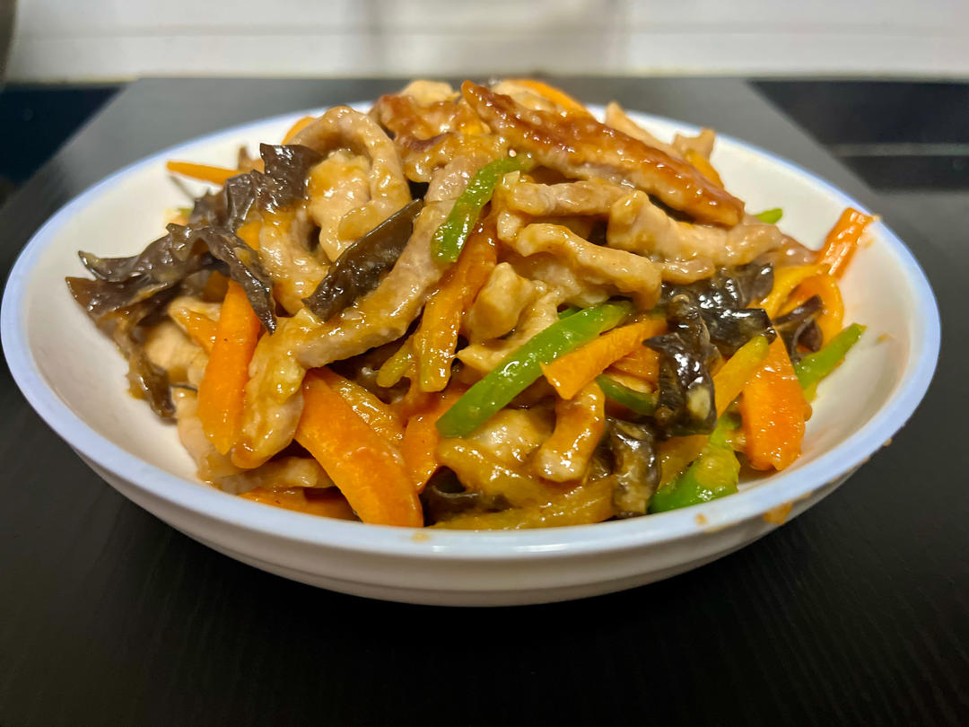 番茄鱼香肉丝（儿童版）