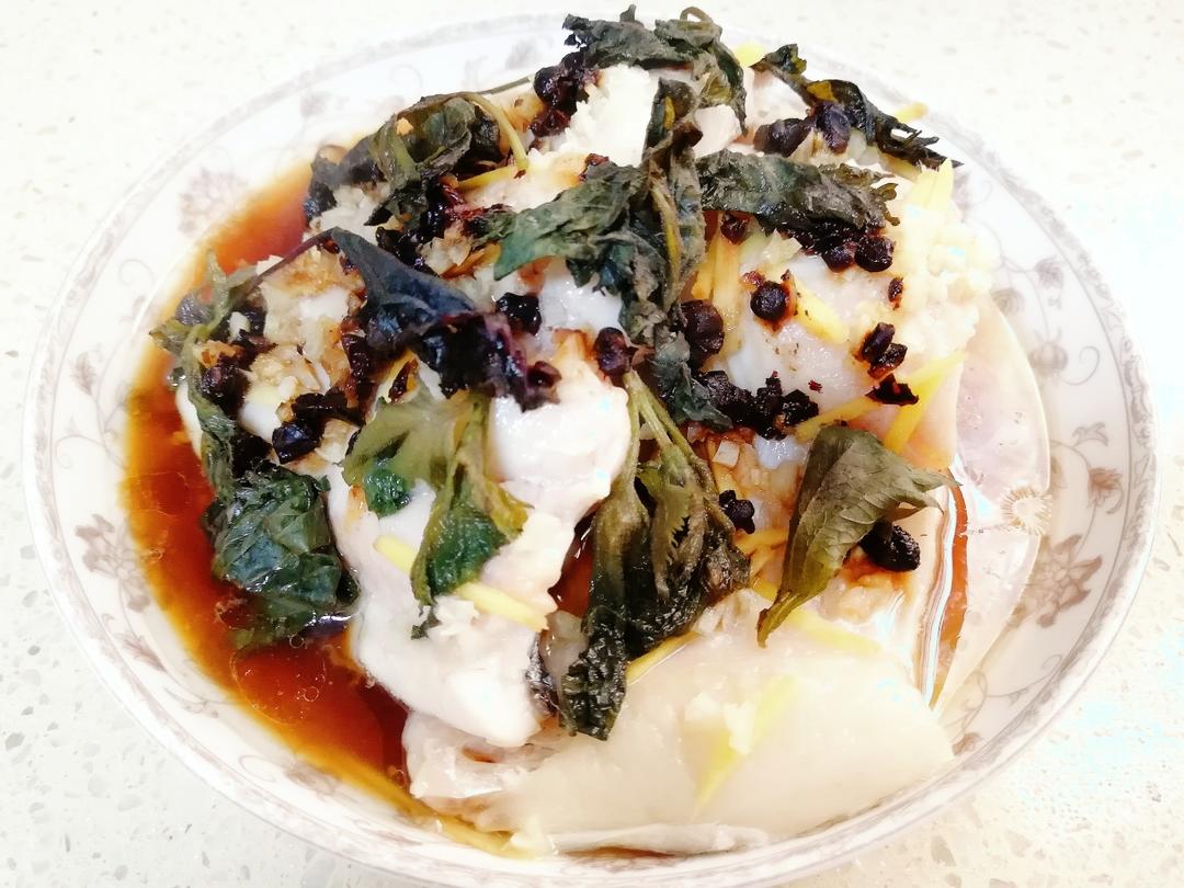 紫苏蒸皖鱼肉（快手版）