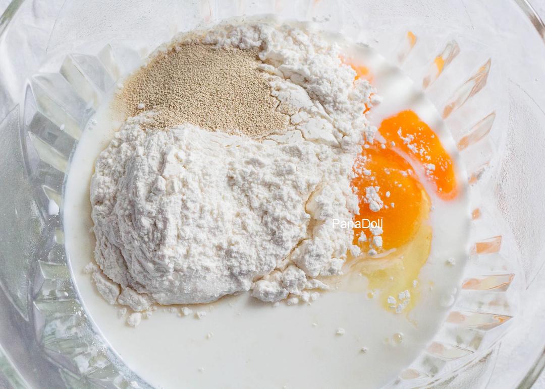 纯奶手撕吐司的做法 步骤1