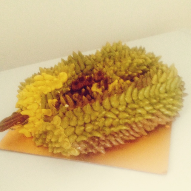 超级火爆的榴莲造型蛋糕