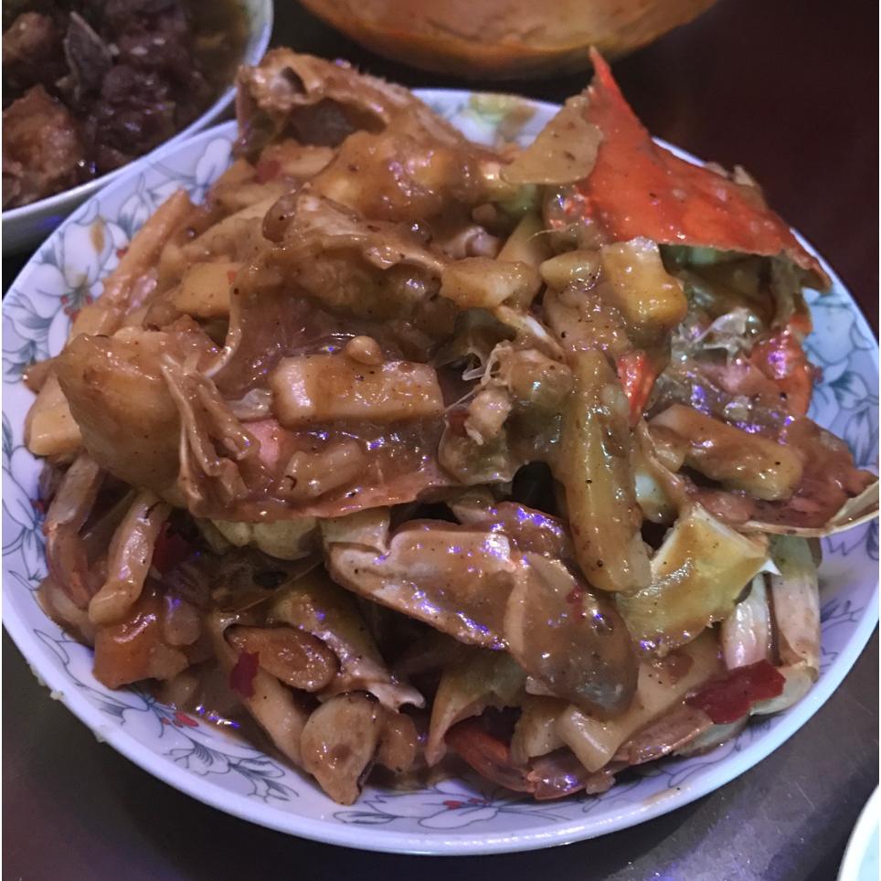 梭子蟹炒年糕