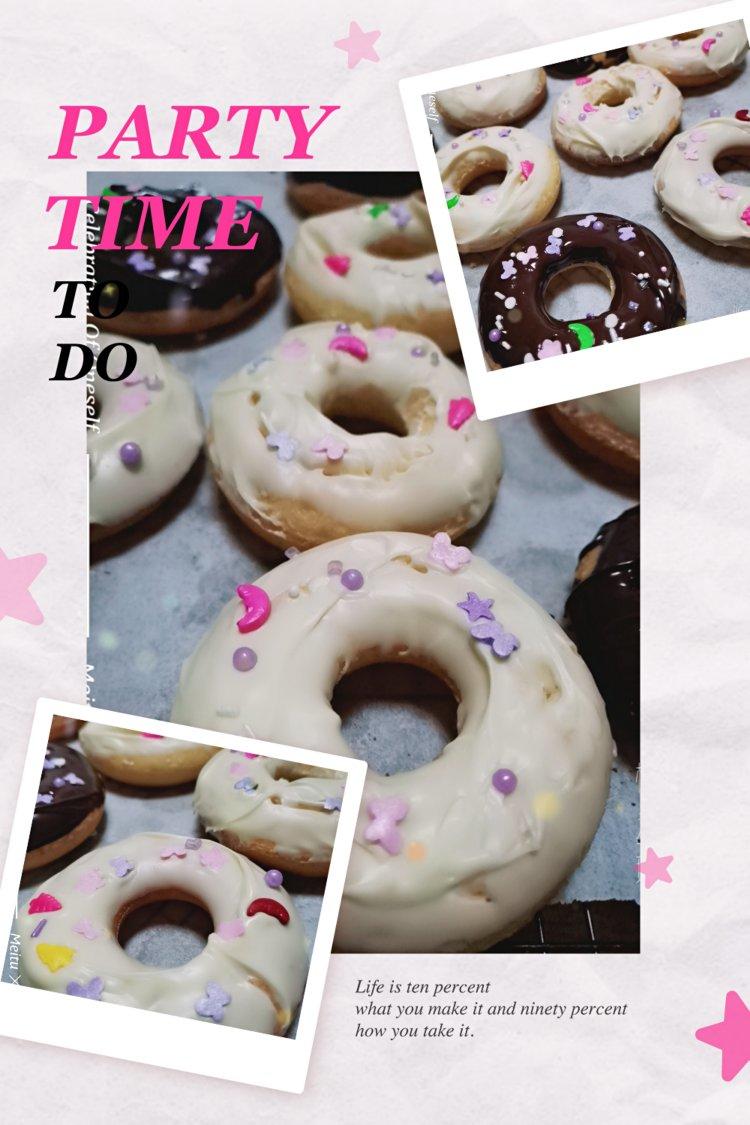 烤箱版#巧克力甜甜圈