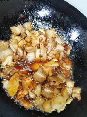 豆角干炒回锅肉的做法 步骤7