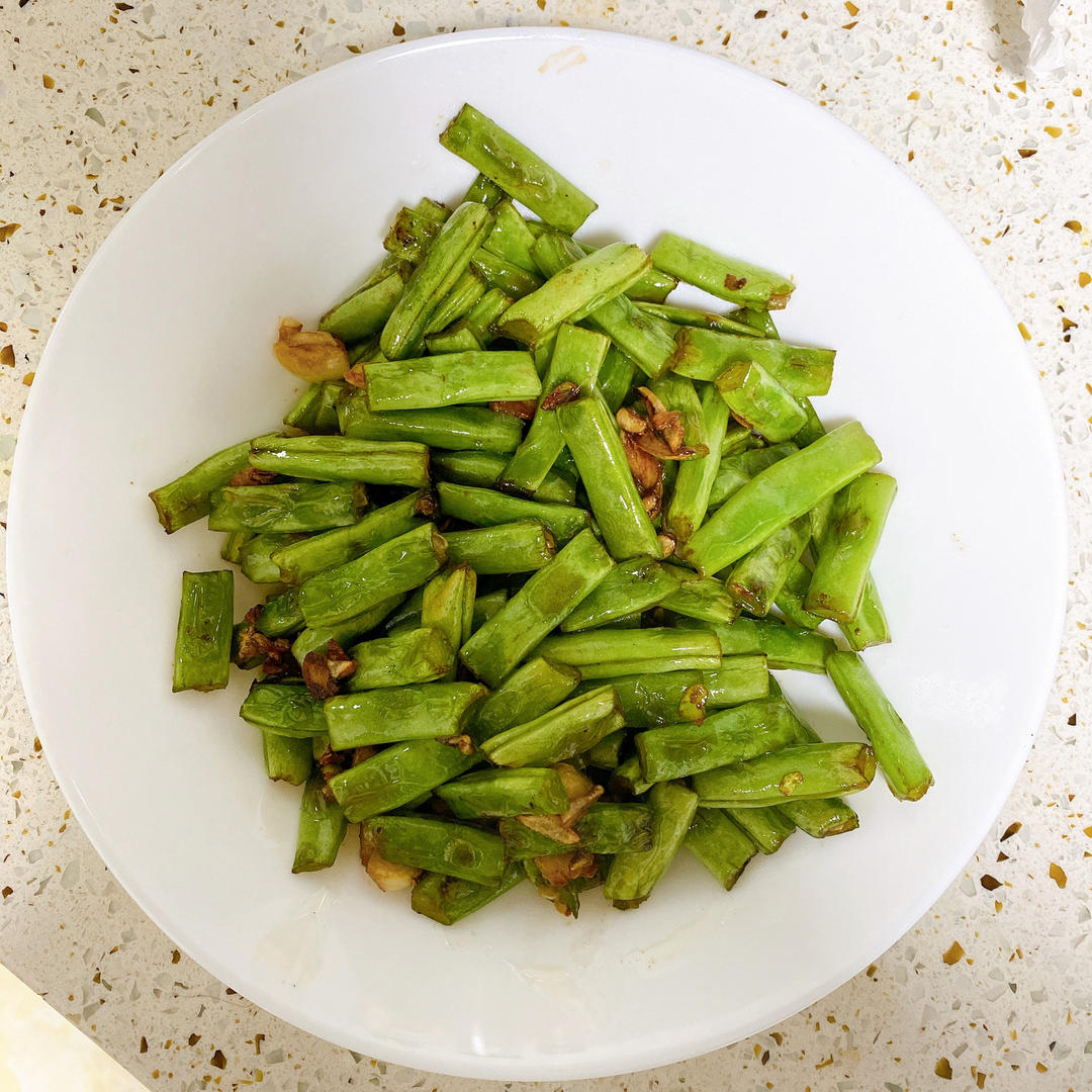 家常小炒四季豆，蔬菜就是要清爽鲜甜