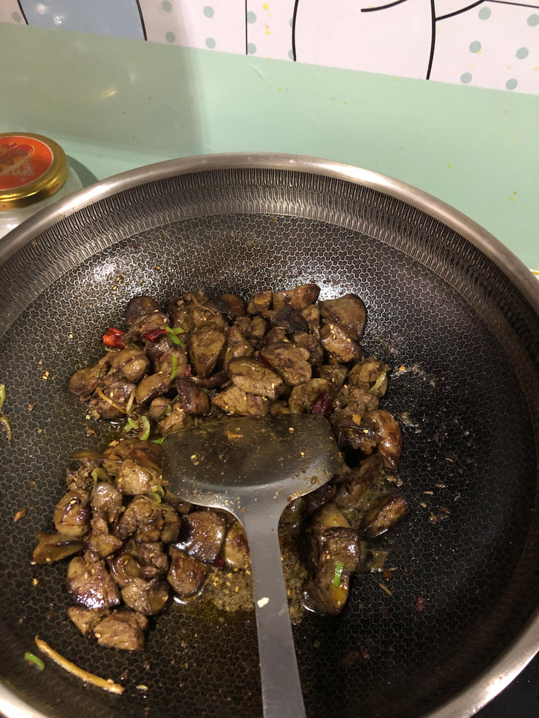 不用烧烤胜似烧烤的麻辣鸡肝