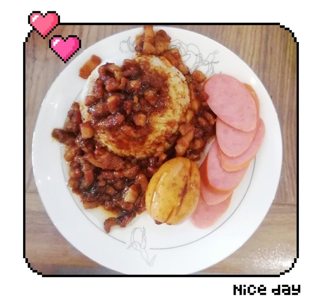 台式卤肉饭~