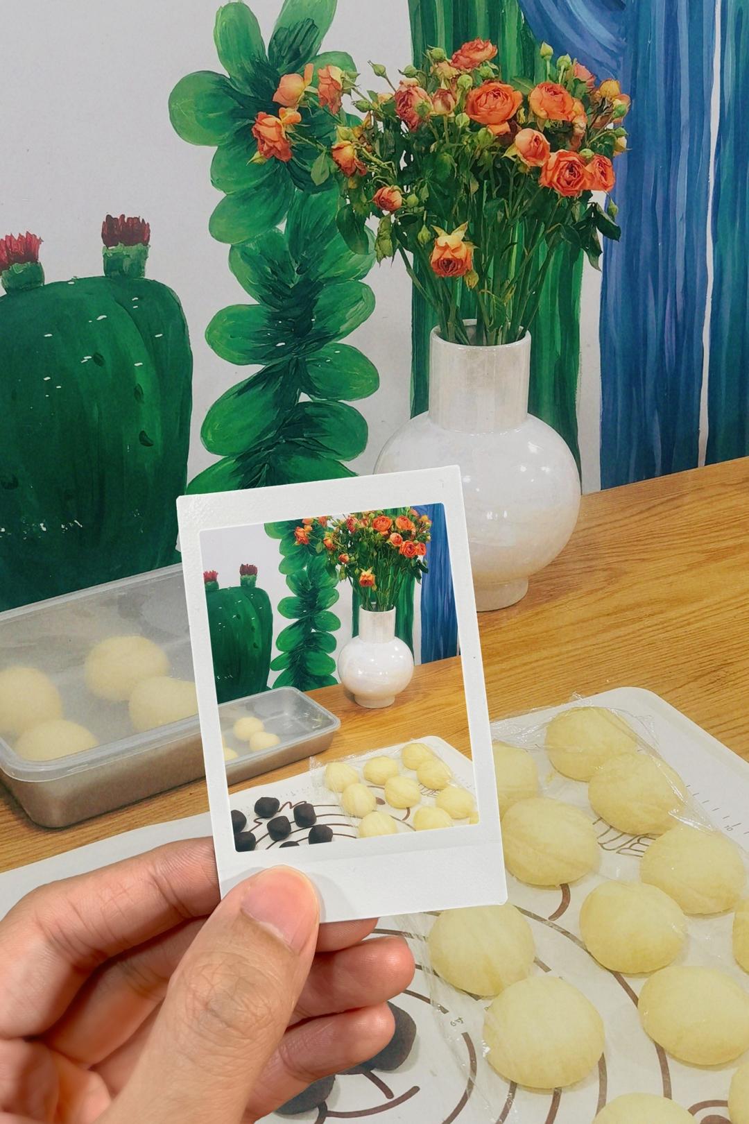 花式豆沙面包