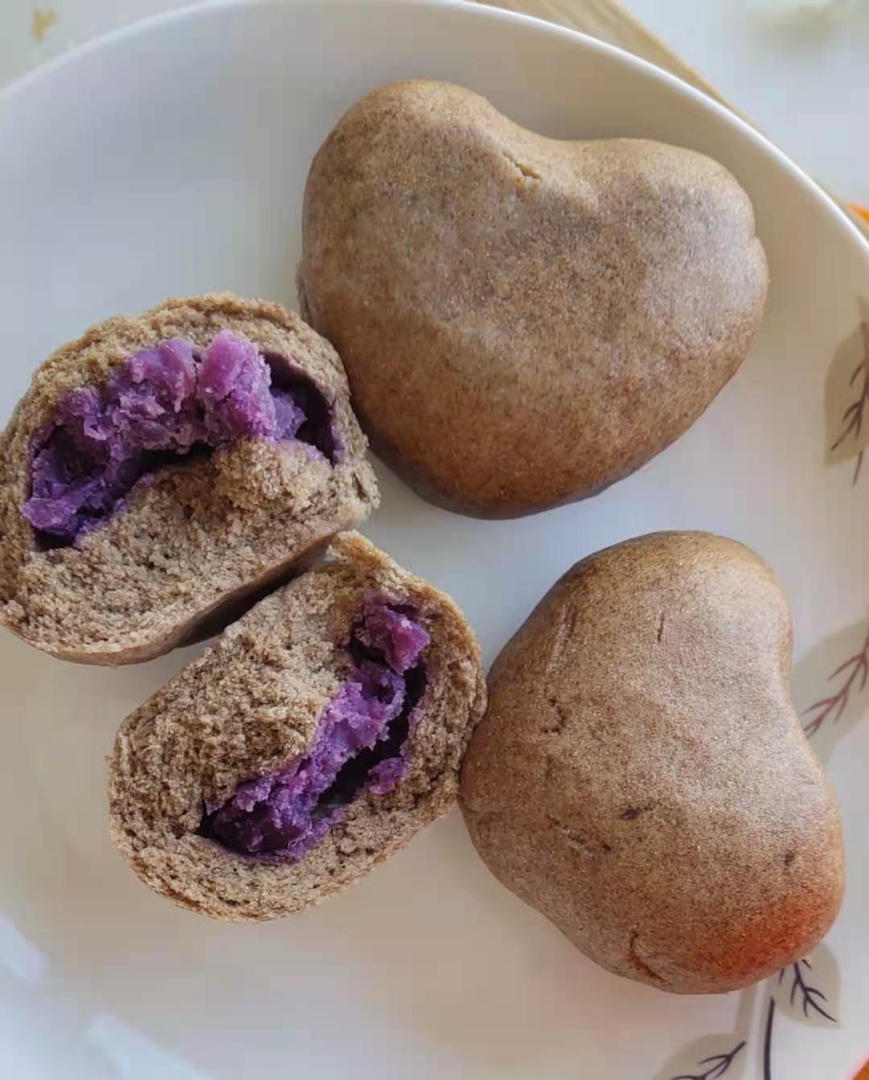 全麦紫薯包，减脂快手餐