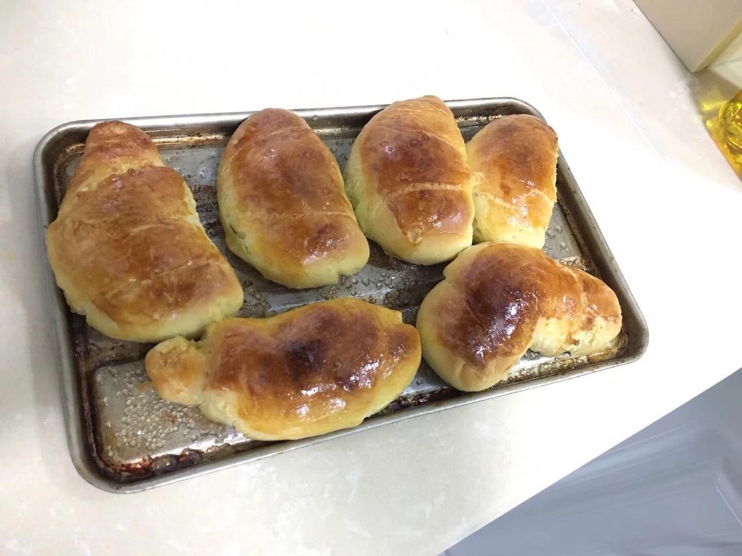 手揉小小牛角包🥐（牛奶面包配方）