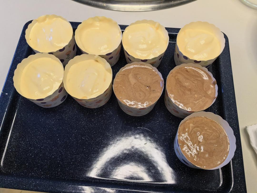 纸杯蛋糕 8寸戚风蛋糕的量