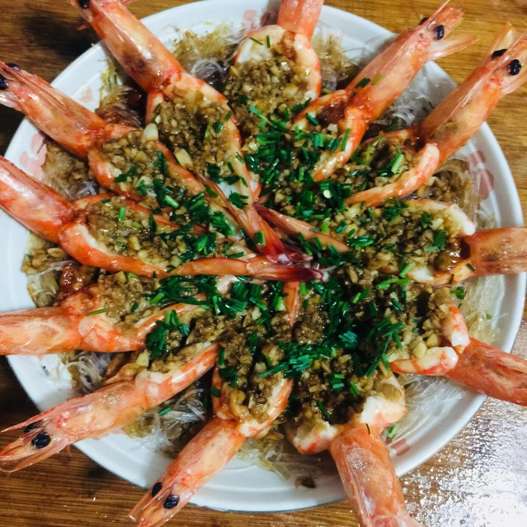 蒜蓉粉丝蒸虾