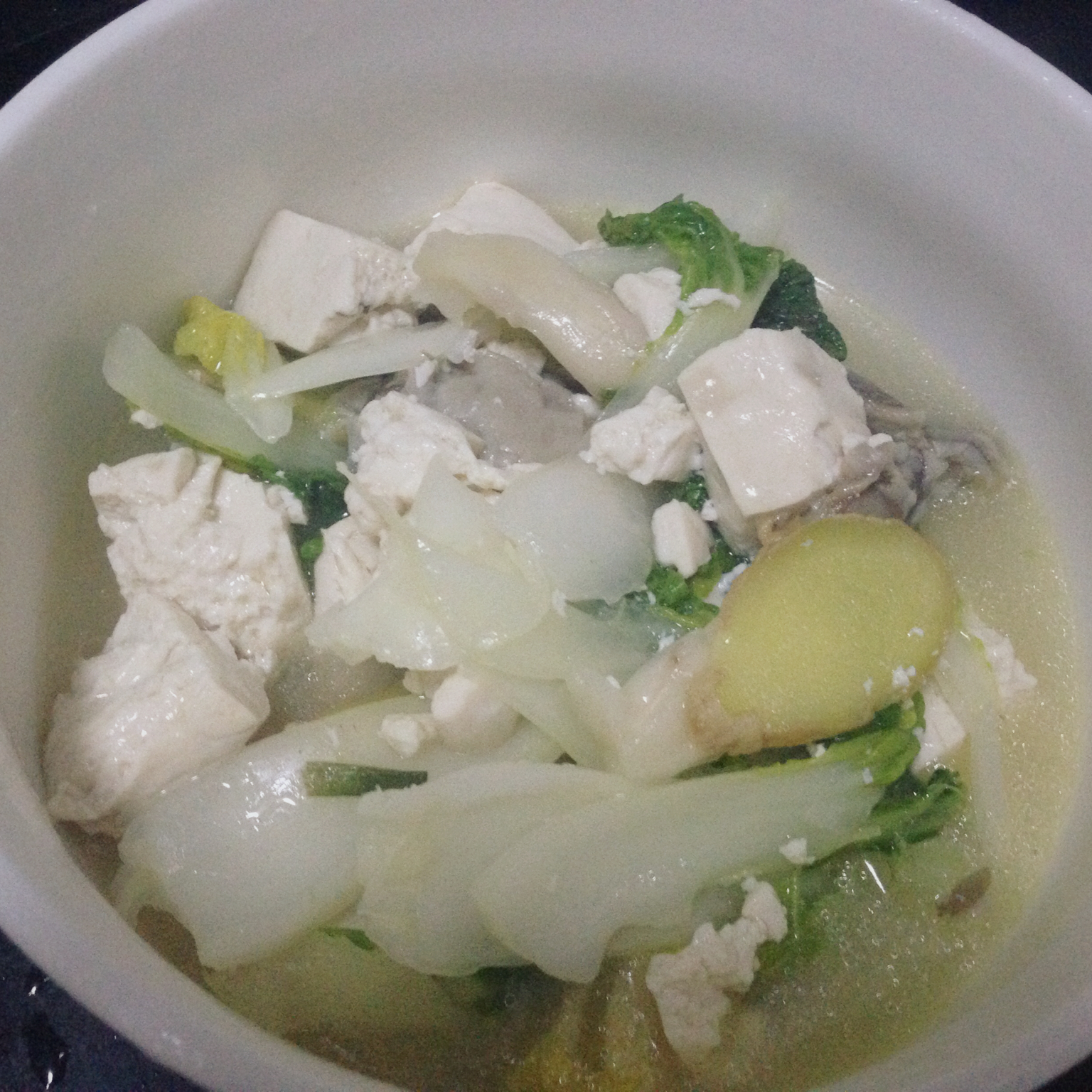 白菜炖豆腐