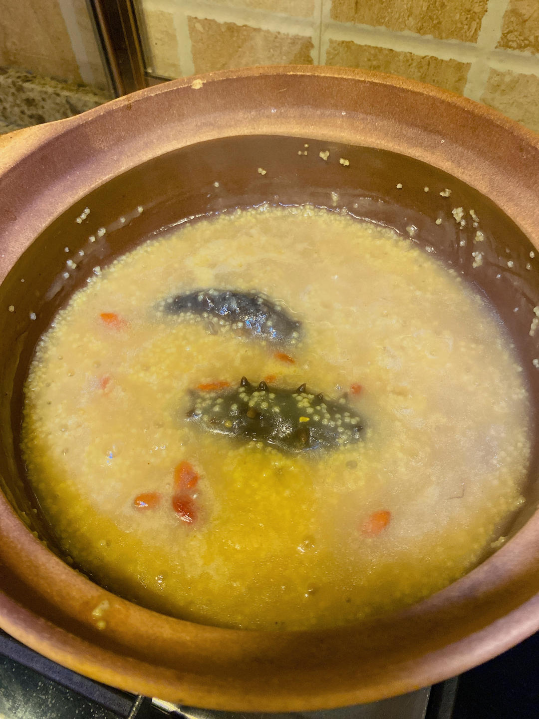 养生海参小米粥