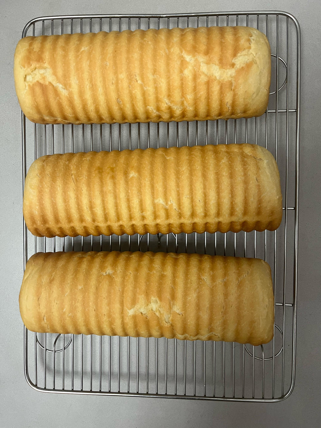 三种口味的车轮面包