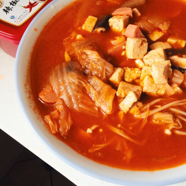 五花肉辣白菜汤