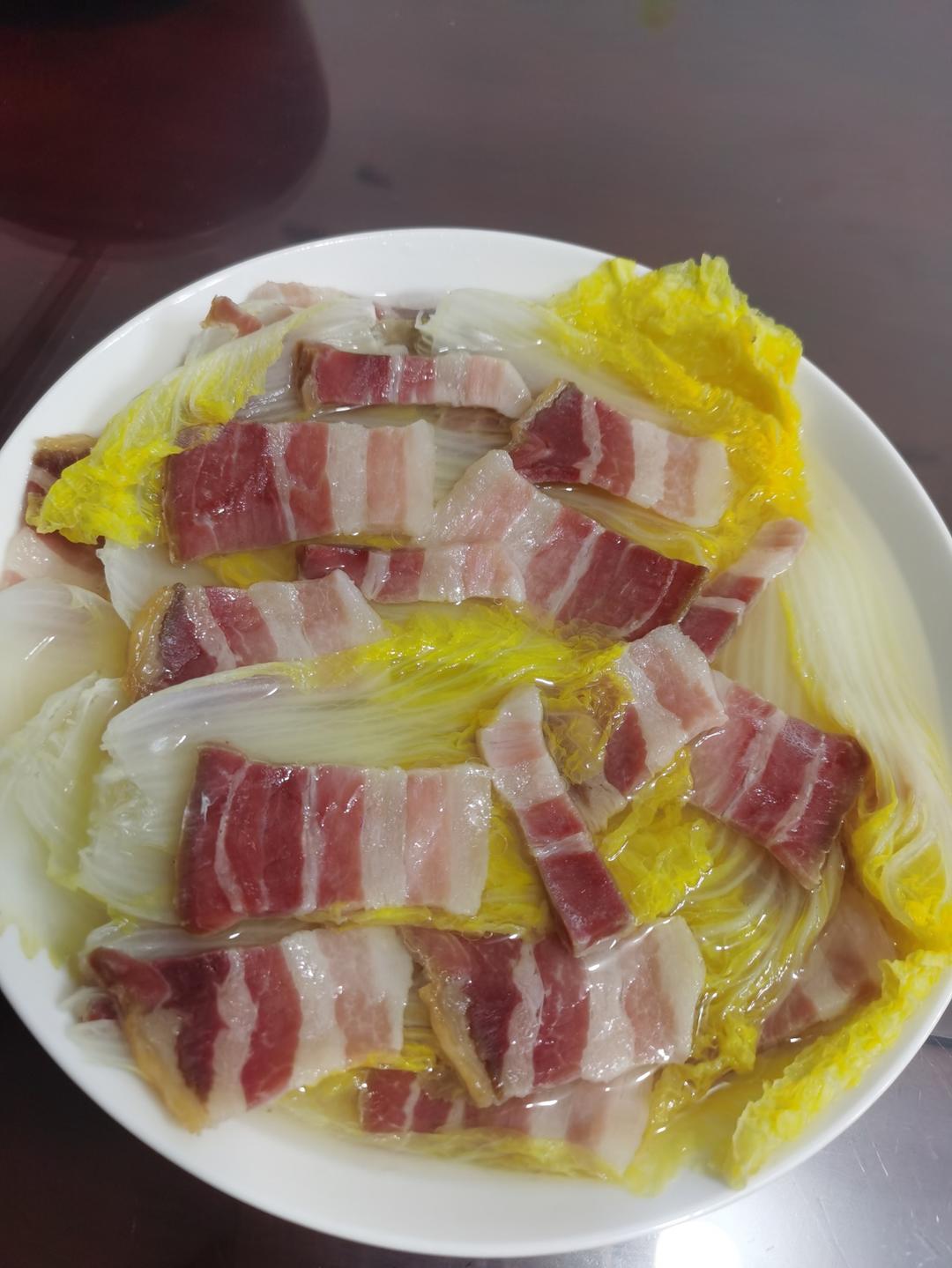 咸肉蒸娃娃菜