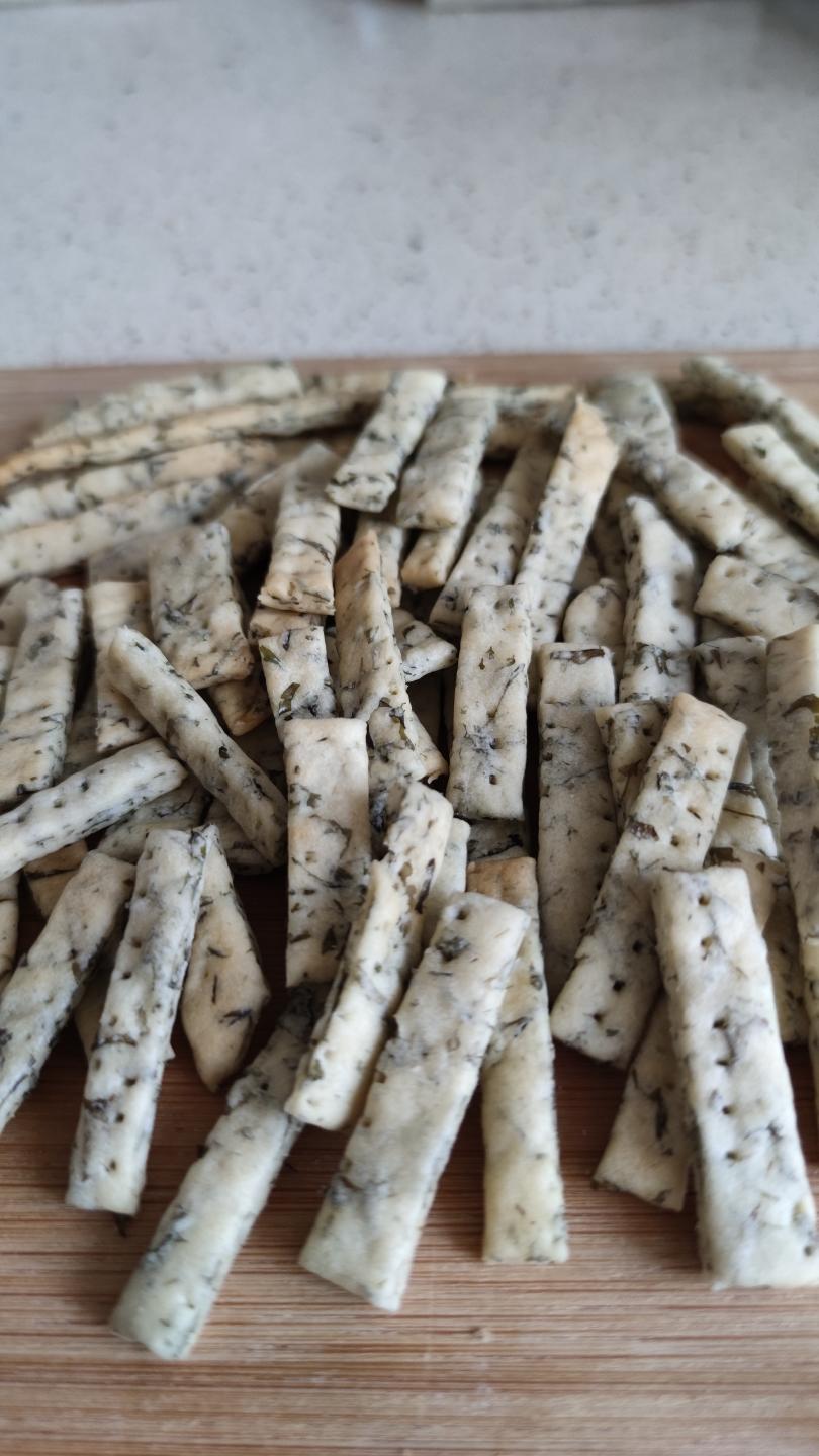 酥脆的紫菜小饼干