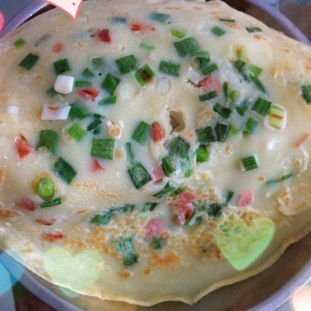 韭菜鸡蛋煎饼