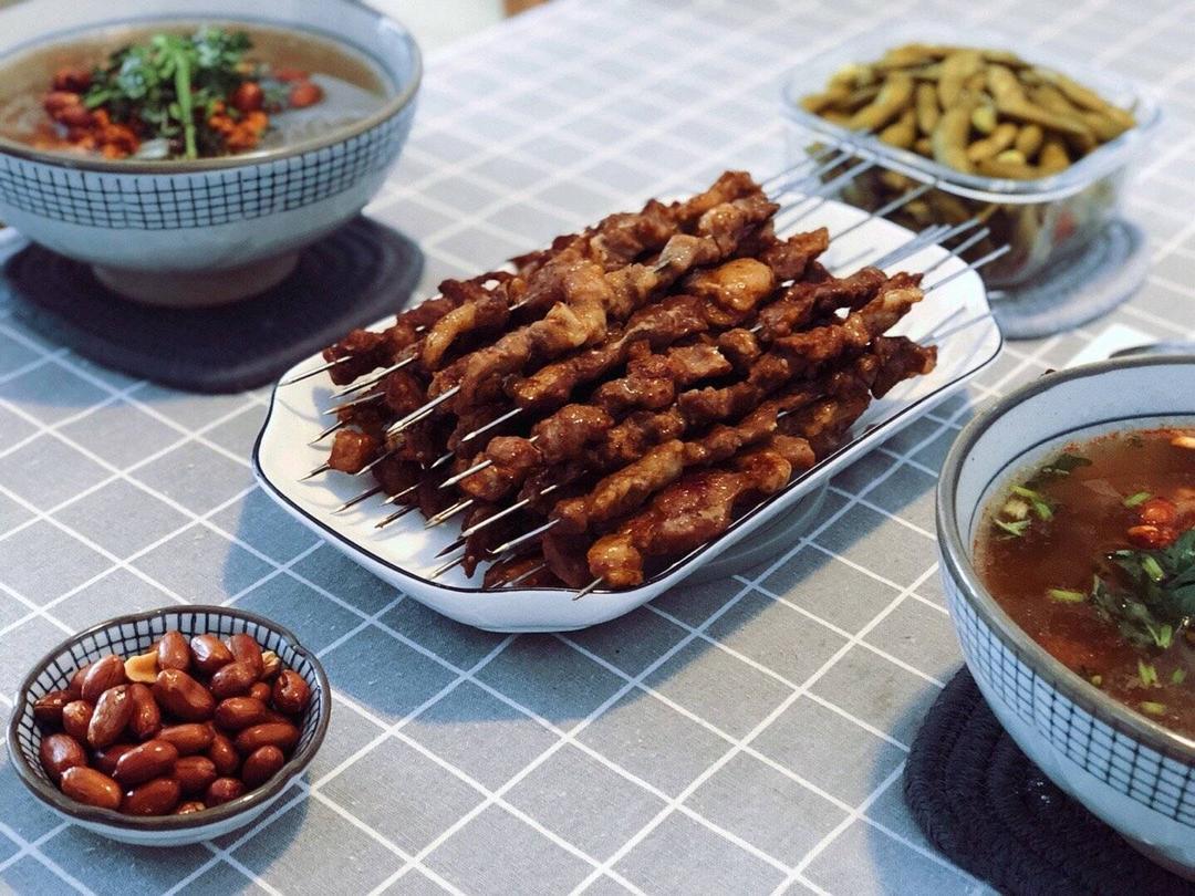烤箱猪肉串