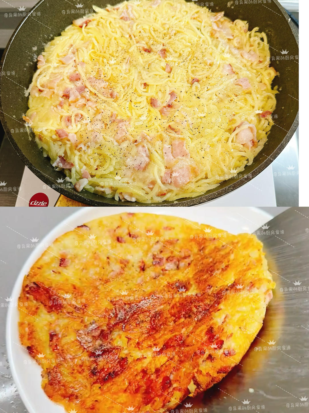 土豆丝培根煎饼（美善品TM6版）的做法