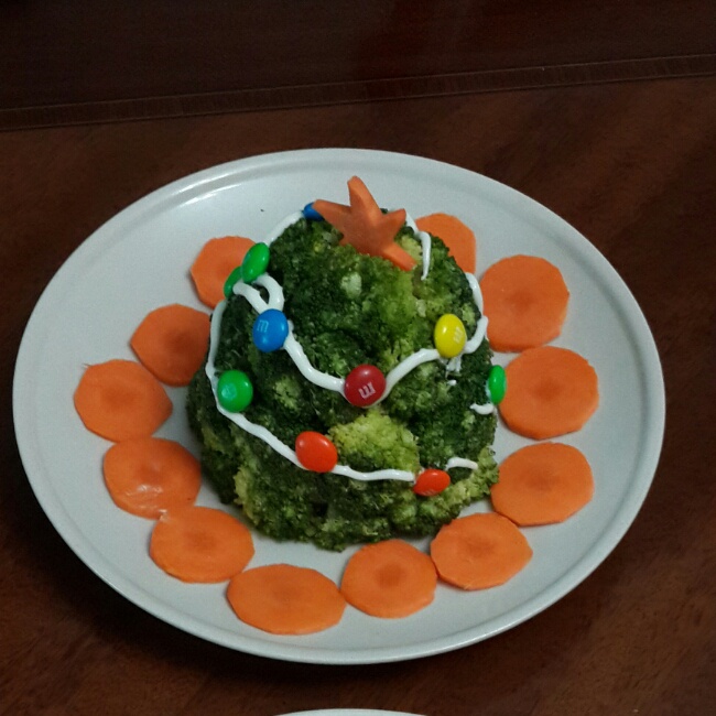 西兰花圣诞树