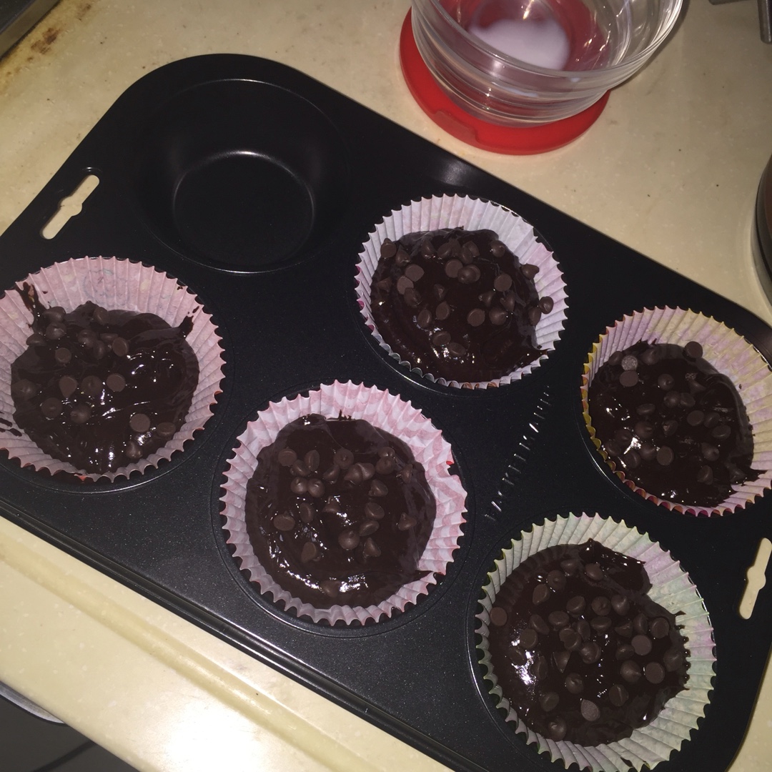 超简单的星巴克巧克力麦芬~~更新啦~无需打发