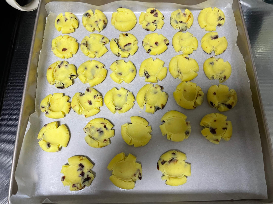 宝宝零食篇|低糖版玛格丽特蔓越莓饼干