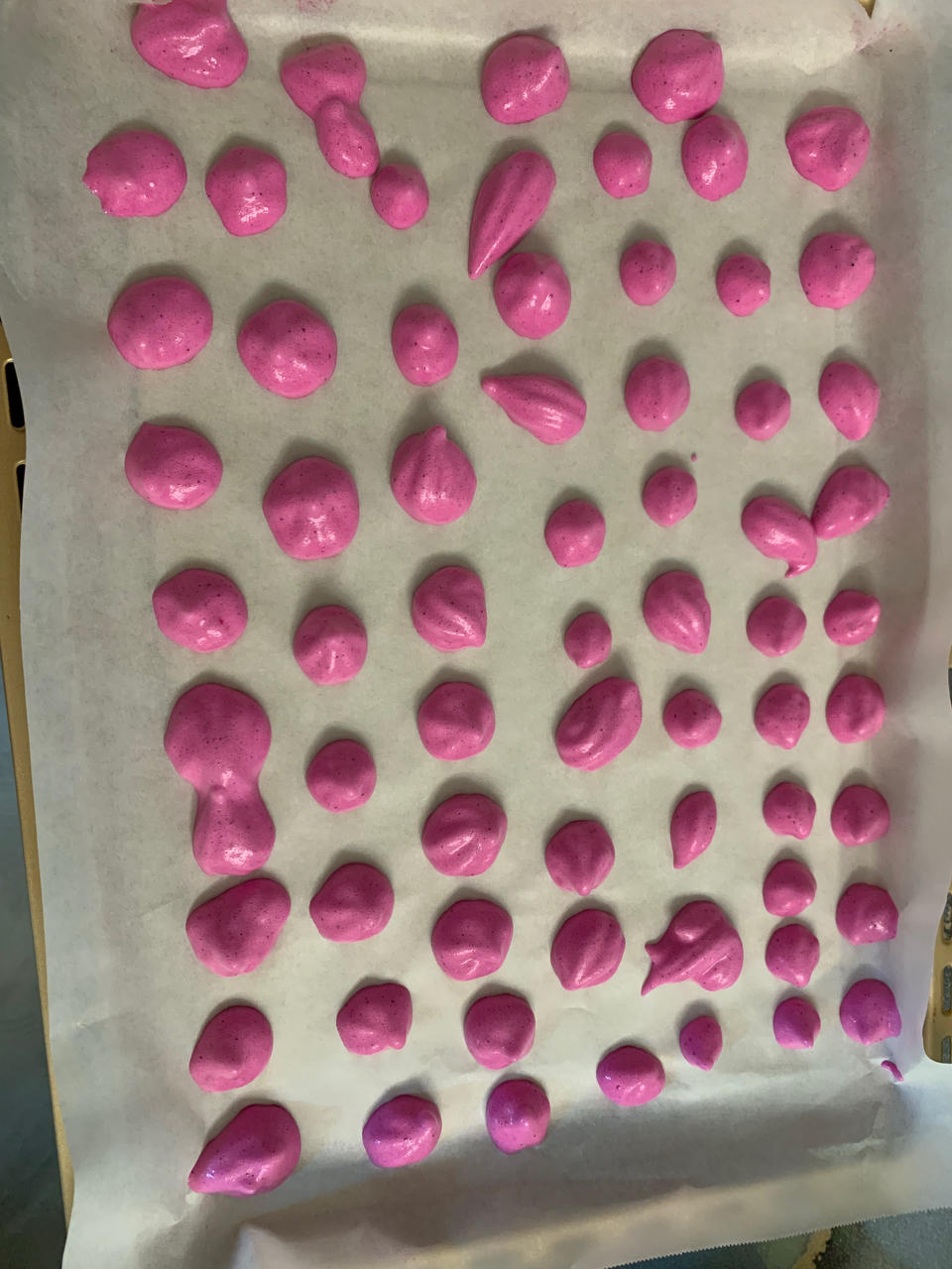 百分之九十九成功的专业版火龙果溶豆做法附蛋白霜打发视频