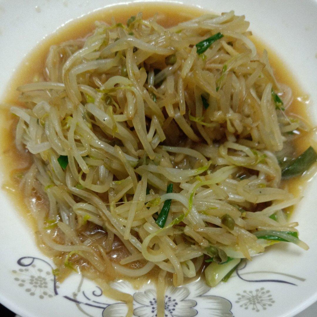 清炒黄豆芽