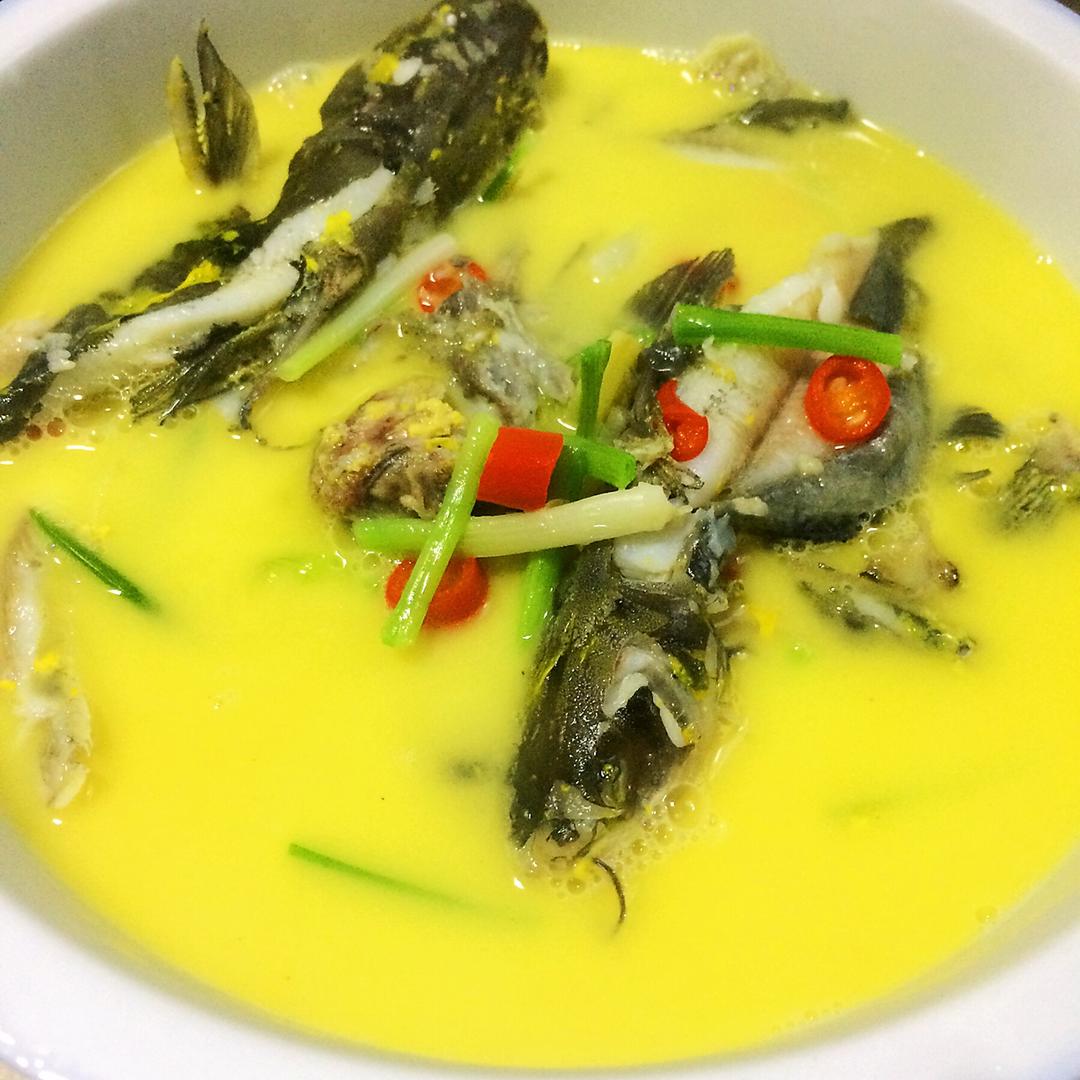 约定8882做的青椒黄骨鱼汤