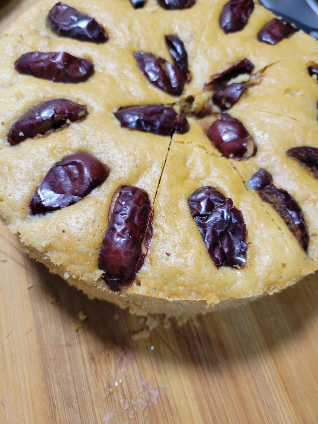 红糖玉米面发糕