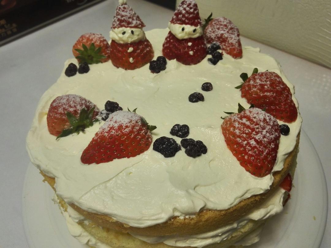 圣诞呆萌裸蛋糕