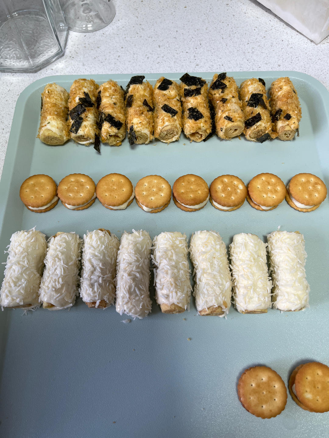 🔥招牌网红奶酥蛋卷｜一次搞定4种口味｜快手0失败｜无需烤箱