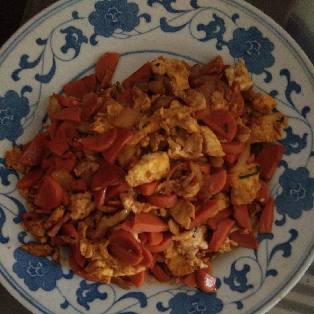 佐粥小菜~榨菜火腿炒鸡蛋