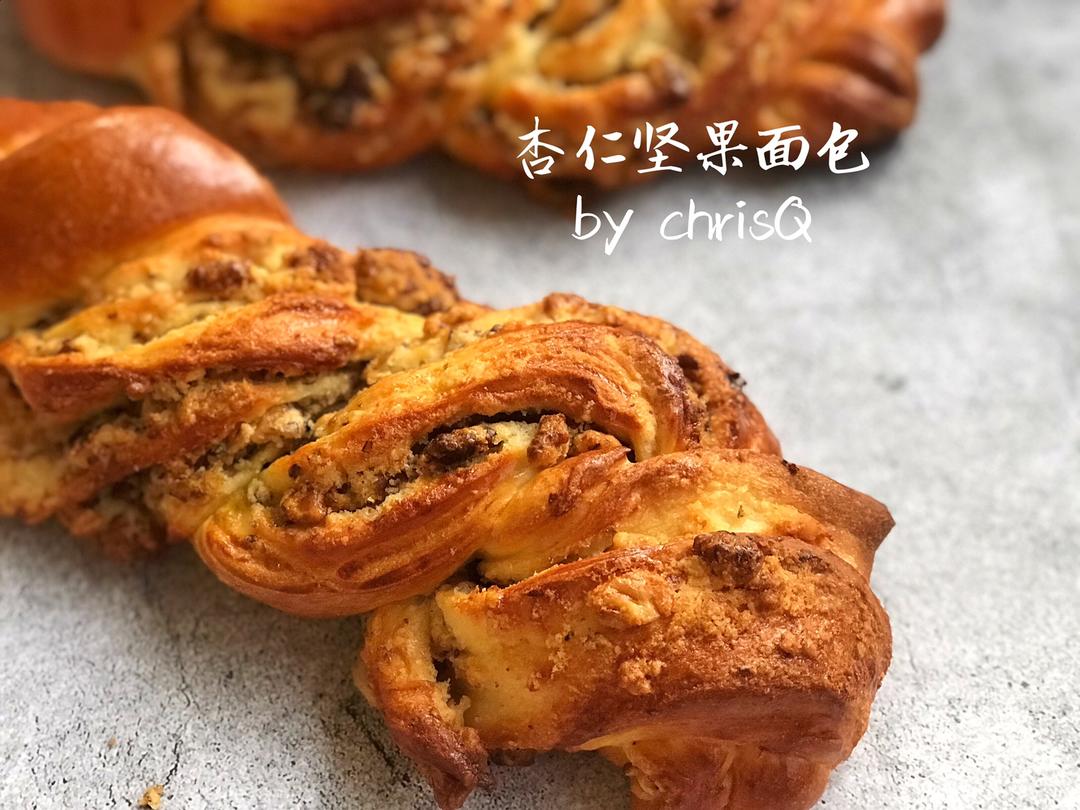 杏仁坚果面包的做法