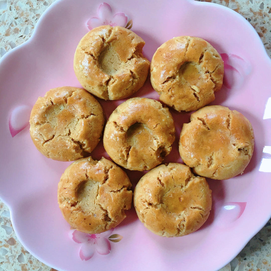 吃了就停不下来的～腰果桃酥