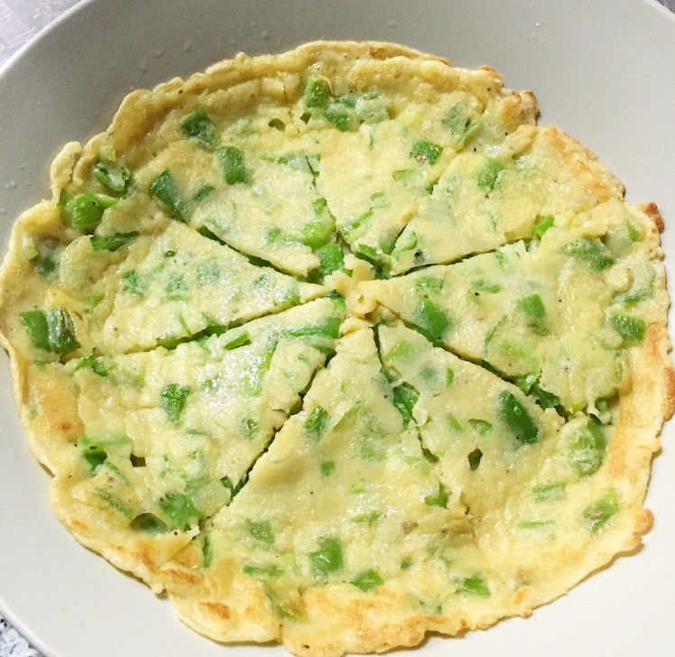 青椒鸡蛋饼