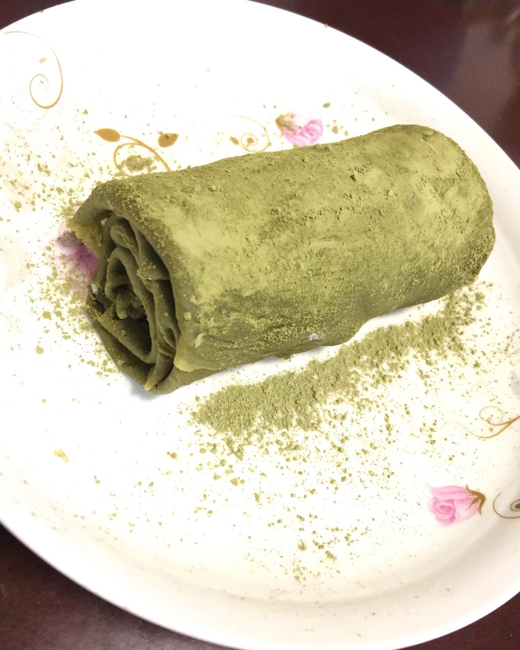 网红食谱│抹茶毛巾卷
