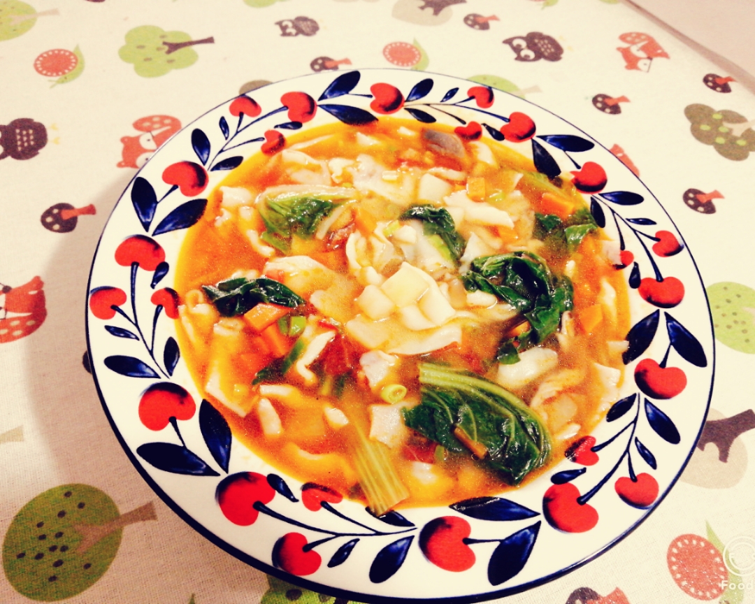 新疆美食—家常汤饭的做法