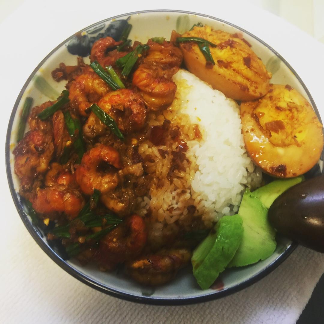 小龙虾盖饭