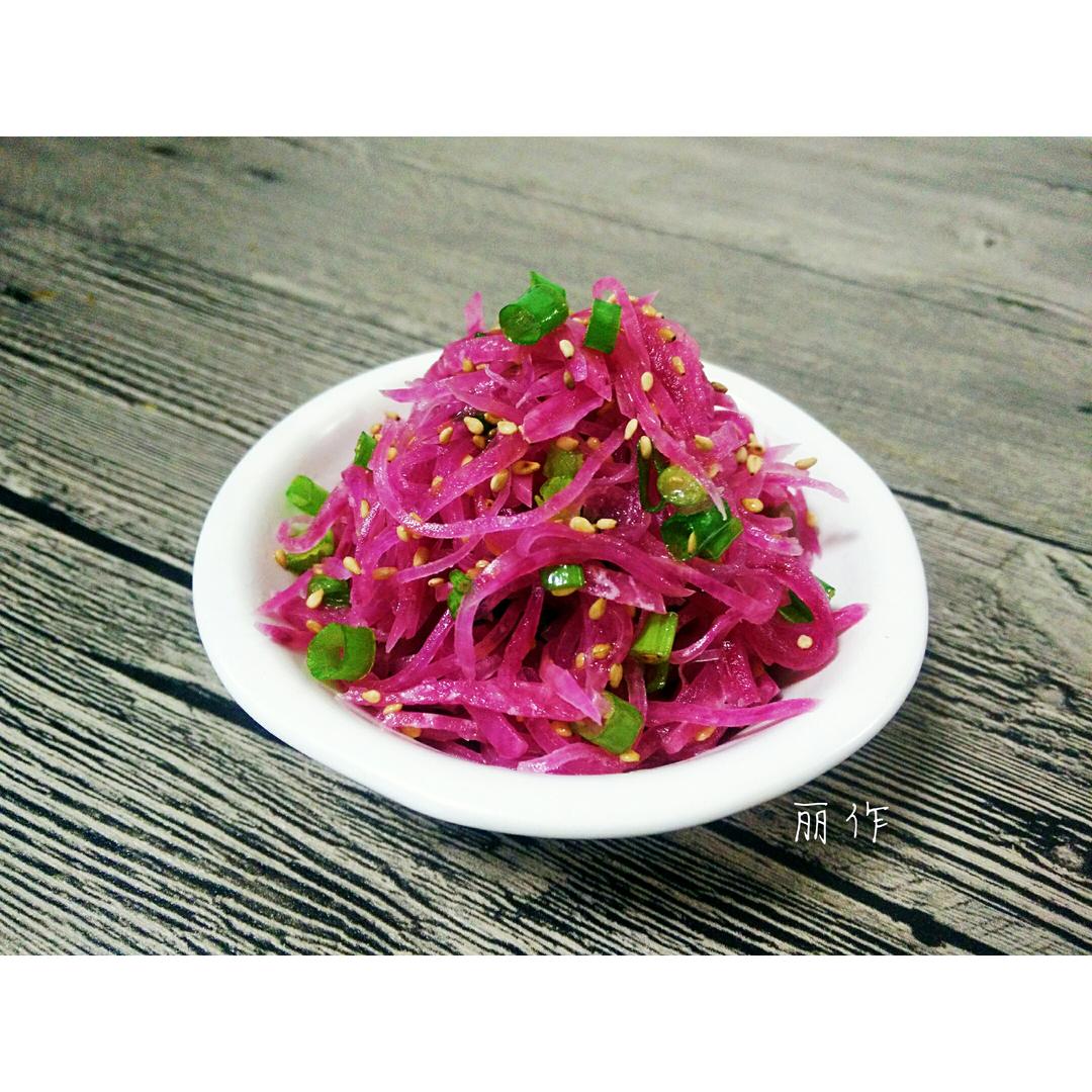 517小厨做的凉拌心里美萝卜