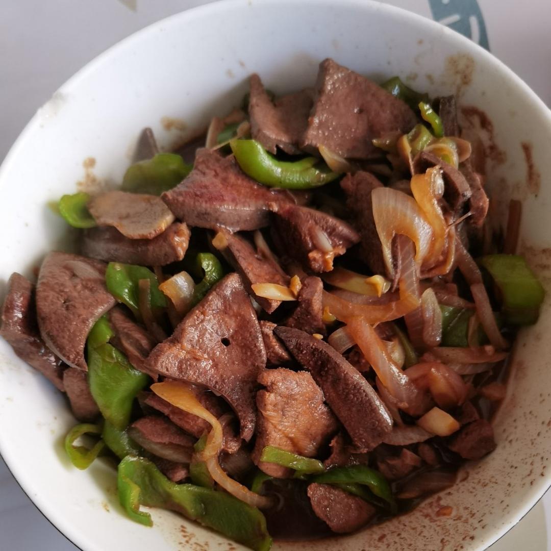 爽滑鲜嫩的【爆炒猪肝】不柴不粉无腥味！