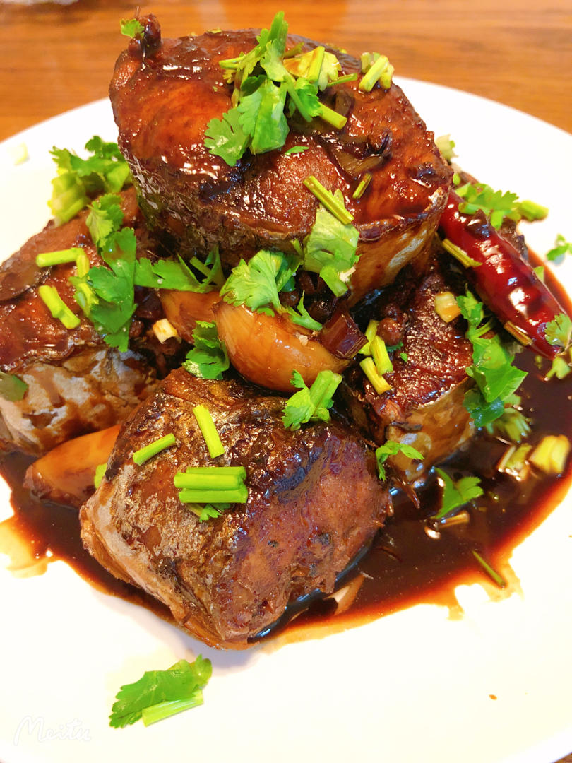 牟涂龙阿做的海边的味道红烧鲅鱼段