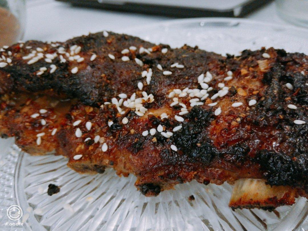 蜜汁黑椒烤肋排