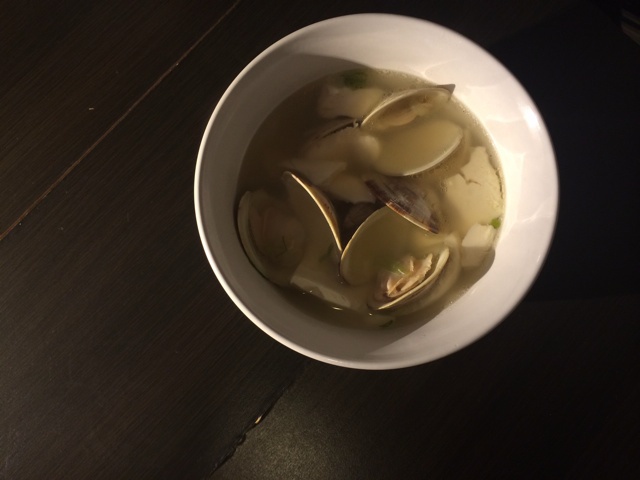 豆腐蛤蜊汤